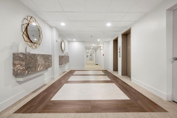 Interior, Recessed Lighting, Wood Texture Flooring