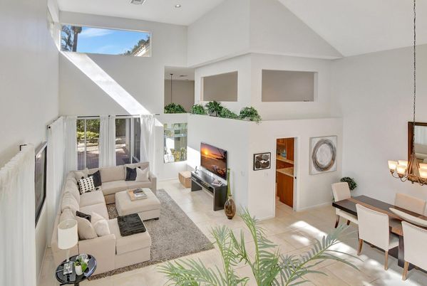 Dining room, Fireplace, Interior, Living room, Pendant Lights, Recessed Lighting