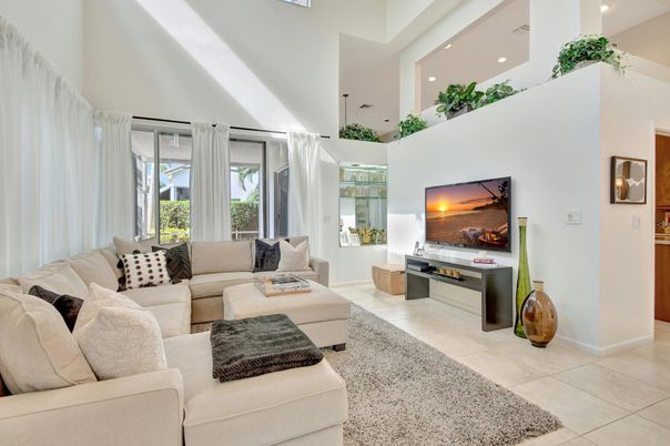 Fireplace, Interior, Living room, Recessed Lighting