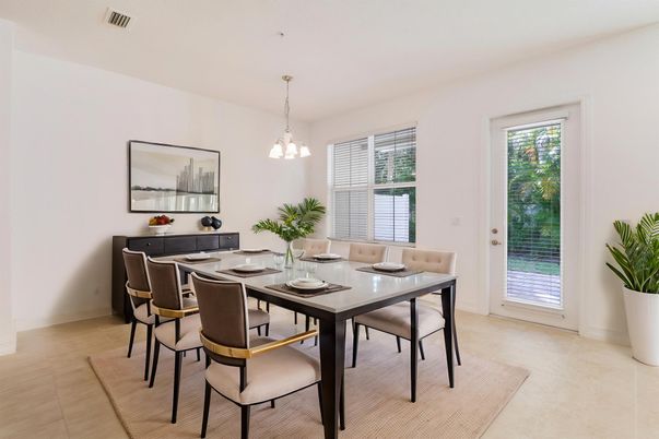 Dining room, Interior, Pendant Lights