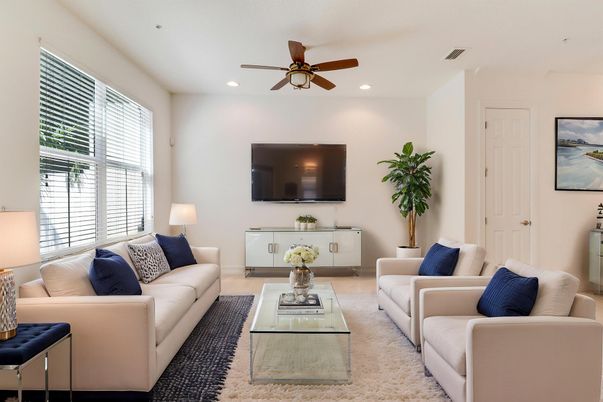 Interior, Living room, Recessed Lighting