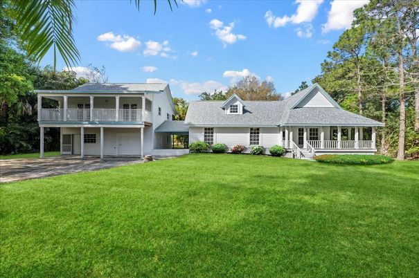 Attached, Backyard, Exterior, Facade, Farmhouse