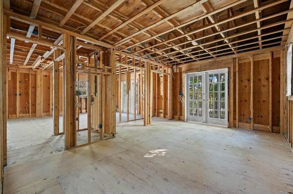 Empty room, Interior, Wooden Beams, Wooden Ceilings, Wood Texture Flooring, Wooden Walls