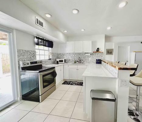 Interior, Kitchen, Recessed Lighting, Stainless Steel Appliances