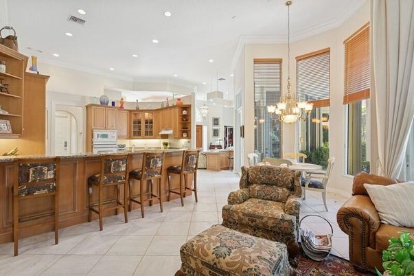 Dining room, Interior, Kitchen, Pendant Lights, Recessed Lighting