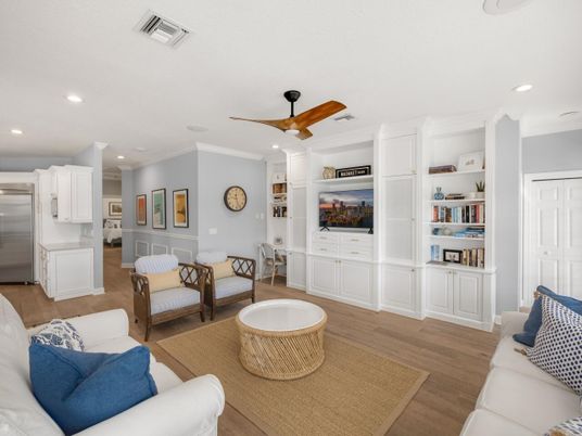 Interior, Kitchen, Living room, Recessed Lighting, Wood Texture Flooring