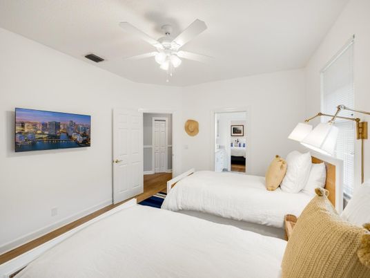 Bedroom, Interior, Wood Texture Flooring