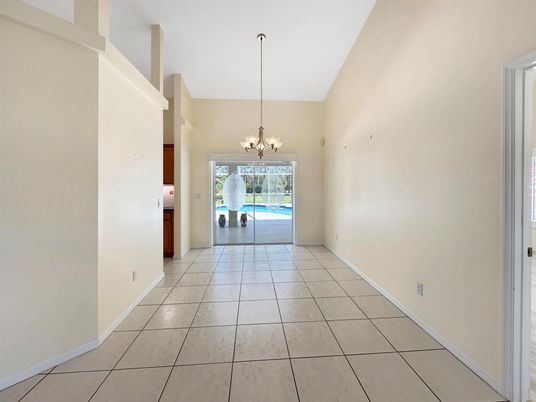 Chandelier, Empty room, Interior