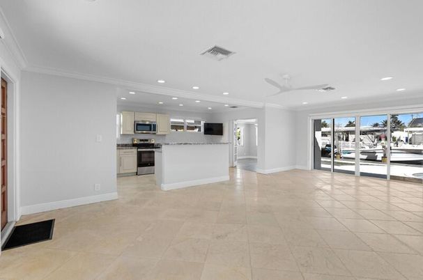 Interior, Kitchen, Recessed Lighting, Stainless Steel Appliances