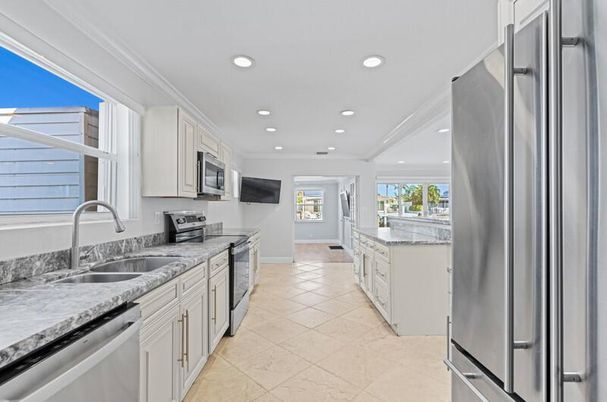 Interior, Kitchen, Recessed Lighting, Stainless Steel Appliances