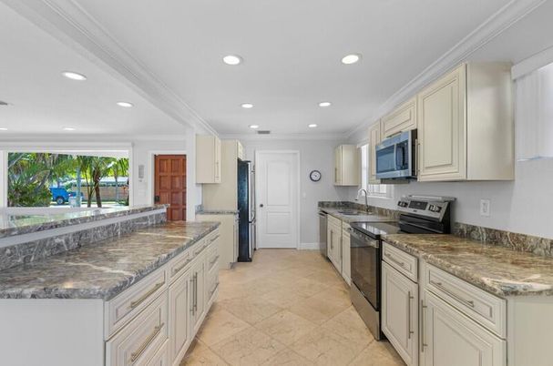 Interior, Kitchen, Recessed Lighting, Stainless Steel Appliances