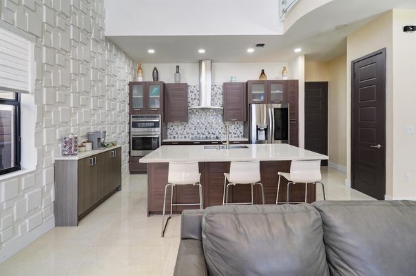 Interior, Kitchen, Recessed Lighting, Stainless Steel Appliances
