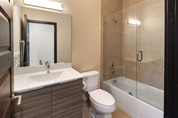 Bathroom, Glass Shower, Interior