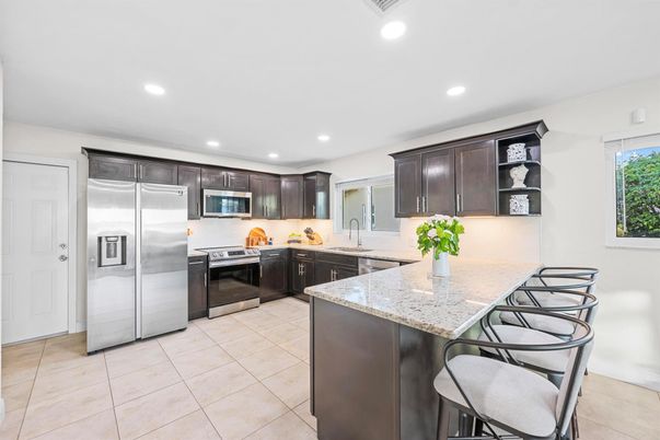Interior, Kitchen, Recessed Lighting, Stainless Steel Appliances