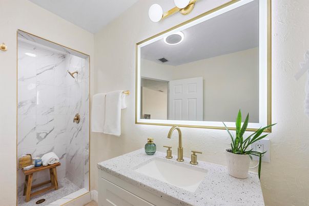 Bathroom, Interior, Marble Walls