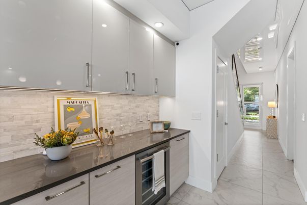 Interior, Kitchen, Marble, Recessed Lighting