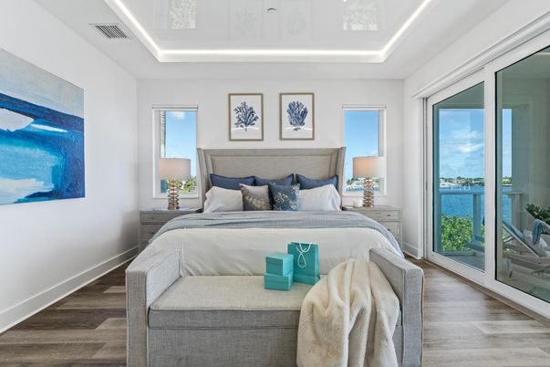 Bedroom, Interior, Water, Wood Texture Flooring