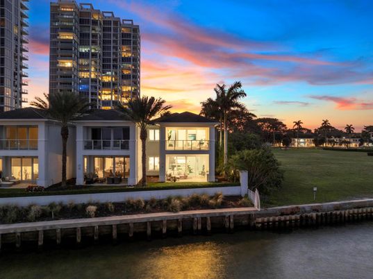 Exterior, Facade, Lake, Condo Building