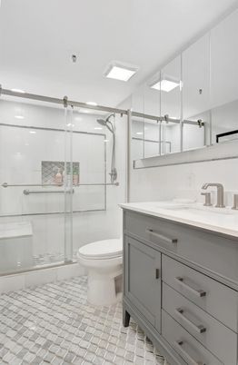 Bathroom, Glass Shower, Interior