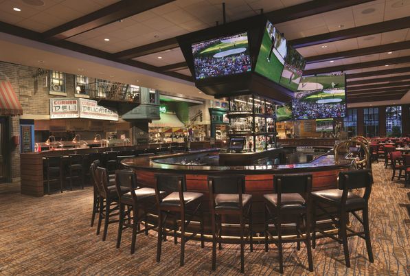 Interior, Recessed Lighting, Stone Walls