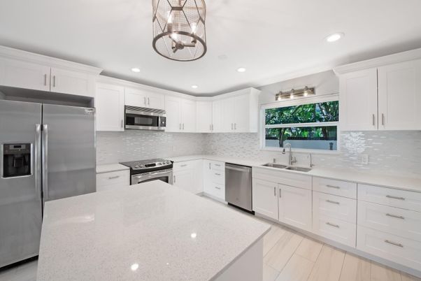 Interior, Kitchen, Recessed Lighting, Stainless Steel Appliances