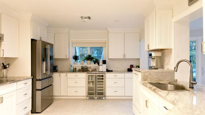 Interior, Kitchen, Recessed Lighting, Stainless Steel Appliances