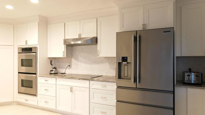 Interior, Kitchen, Recessed Lighting, Stainless Steel Appliances
