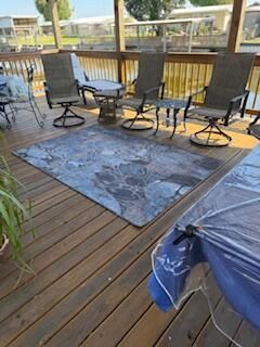 Exterior, Wood Texture Flooring