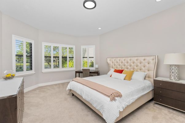 Bedroom, Interior, Recessed Lighting