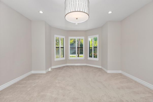 Empty room, Interior, Recessed Lighting