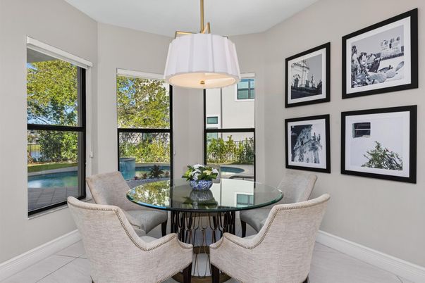 Dining room, Interior, Pendant Lights