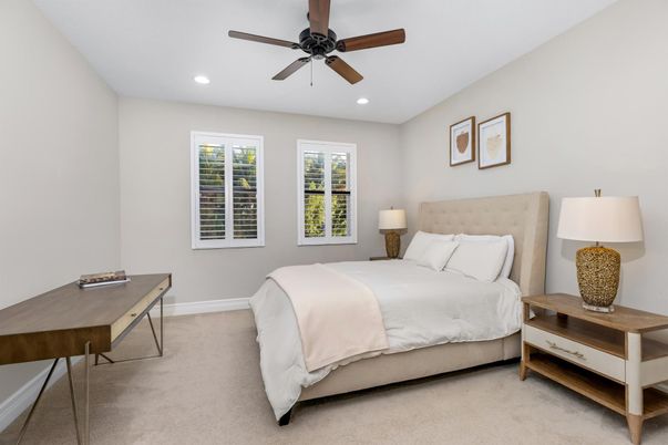 Bedroom, Interior, Recessed Lighting