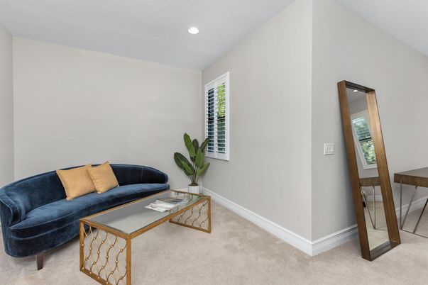 Interior, Living room, Recessed Lighting
