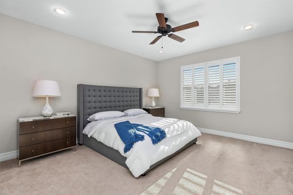 Bedroom, Interior, Recessed Lighting