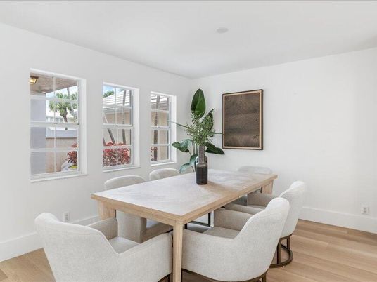 Dining room, Interior, Wood Texture Flooring