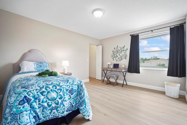Bedroom, Interior, Wood Texture Flooring