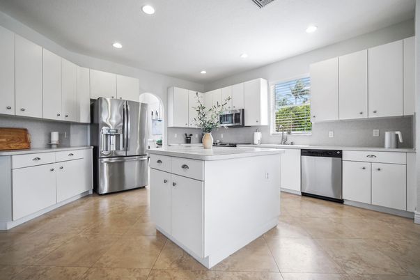 Interior, Kitchen, Recessed Lighting, Stainless Steel Appliances