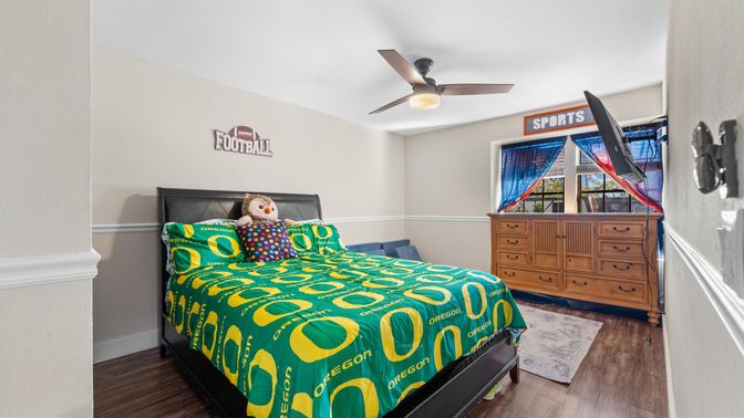 Bedroom, Interior, Wood Texture Flooring