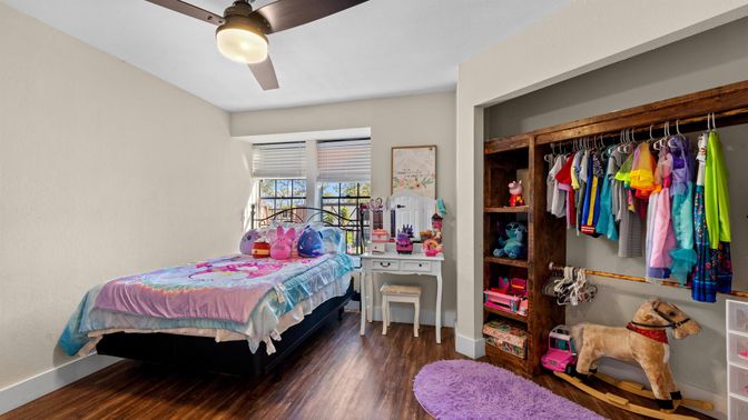 Bedroom, Interior, Wood Texture Flooring
