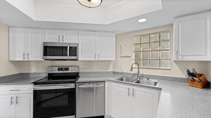 Interior, Kitchen, Recessed Lighting, Stainless Steel Appliances