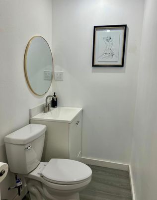 Bathroom, Interior, Wood Texture Flooring