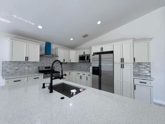 Interior, Kitchen, Recessed Lighting, Stainless Steel Appliances