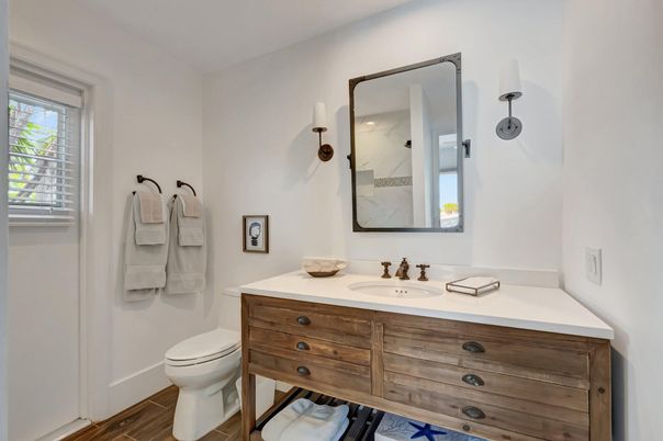 Bathroom, Interior, Wood Texture Flooring
