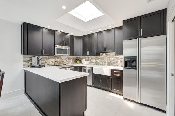Interior, Kitchen, Recessed Lighting, Stainless Steel Appliances