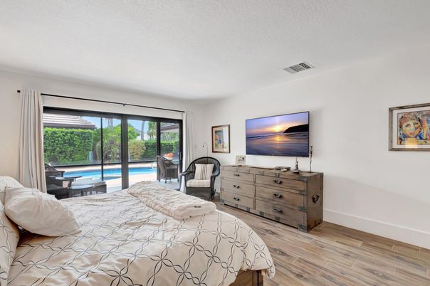 Bedroom, Interior, Wood Texture Flooring