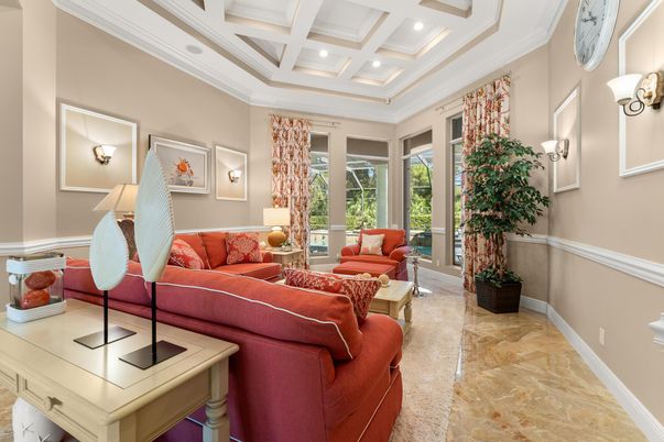 Interior, Living room, Recessed Lighting