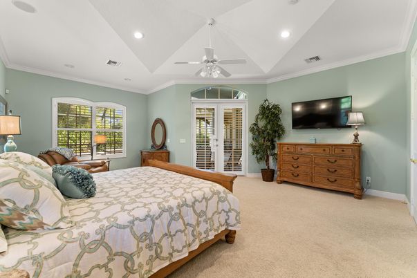 Bedroom, Interior, Recessed Lighting