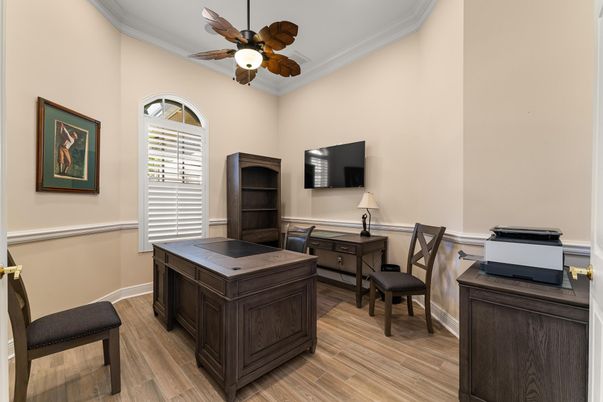 Home Office, Interior, Wood Texture Flooring