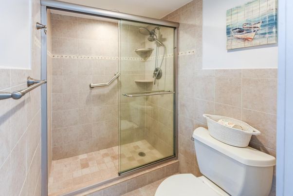 Bathroom, Glass Shower, Interior