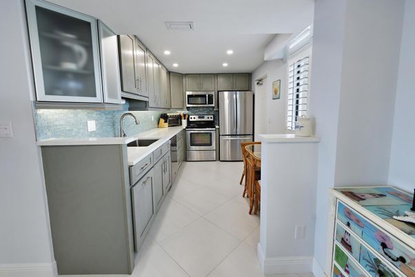 Interior, Kitchen, Recessed Lighting, Stainless Steel Appliances